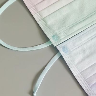 Tek Kullanımlık Yüz Maskesi Elastik Kulak Döngüsü Malzemesi Renkli Elastik Bant Kordonu 5.0mm