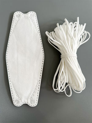 3,5 mm Yüz Maskesi Elastik Kulak Halkası Polyester Spandex
