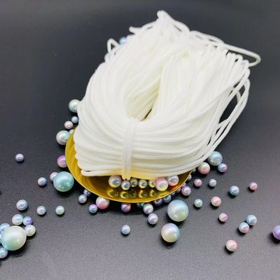 Cerrahi Yüz Maskesi Elastik Kulak Halkası Uzunluğu 8 İnç 2,8 mm 3,0 mm
