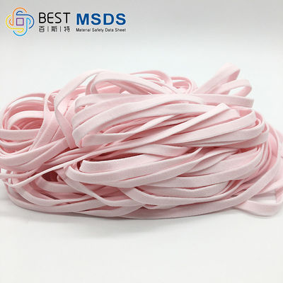 Maske Kulak Askısı İçin Pembe Elastik Bant 5mm Genişlik