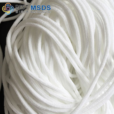 Yüz Maskesi Spandex Polyester 3.0mm 2.8mm İçin Yumuşak Yuvarlak Elastik Kulak Askısı Bantları Kordonu