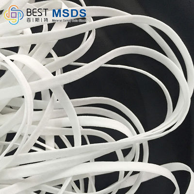 Düz Yuvarlak Kulak Askısı Dokuma Bandı Yüz Maskesi Desteği 2.8mm 6.0MM