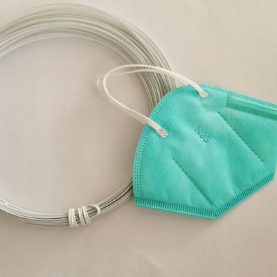 Yüz Maskesi İçin Çift Çekirdekli Burun Teli Köprü Plastik 3.5mm 5.0mm