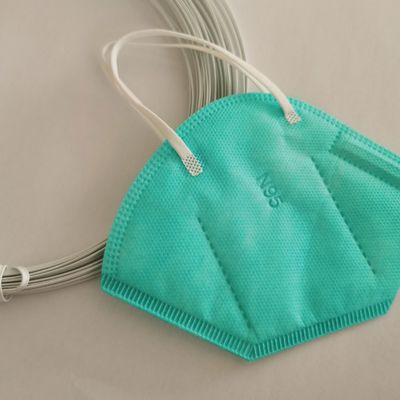 Yüz Maskesi İçin Çift Çekirdekli Burun Teli Köprü Plastik 3.5mm 5.0mm