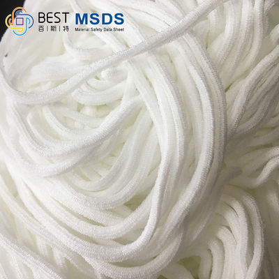 Spandex Naylon Beyaz Yuvarlak Elastik Kordon Halat Halat Bant Bant 2.5mm 2.8mm 3mm