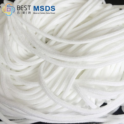 Spandex Naylon Beyaz Yuvarlak Elastik Kordon Halat Halat Bant Bant 2.5mm 2.8mm 3mm