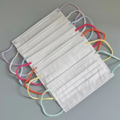 3 Katlı Konfor Yumuşak Elastik Kulak Halkaları İp Yumuşak Düz Elastik Kordon Renkli 6mm