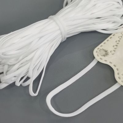 3.5mm Yumuşak Elastik Düz Kulak Halkaları Bant Kulak Askısı Yüz Maskesi İçin Elastik Kordon