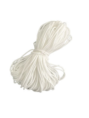 2.5mm 3mm 1/8&quot; Kulak Askısı Tıbbi 3ply Yüz Maskesi İçin Yuvarlak Elastik Bant